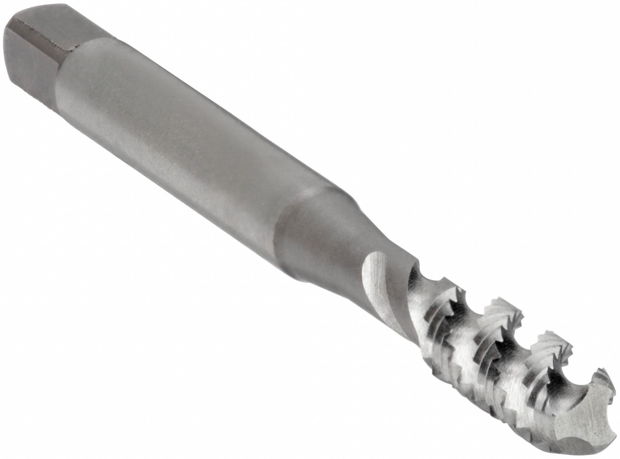 Spiral Flute Tap: 1/4"-20 UNC, H3 / 3B, 3 Flute, Semi-Bottoming Chamfer