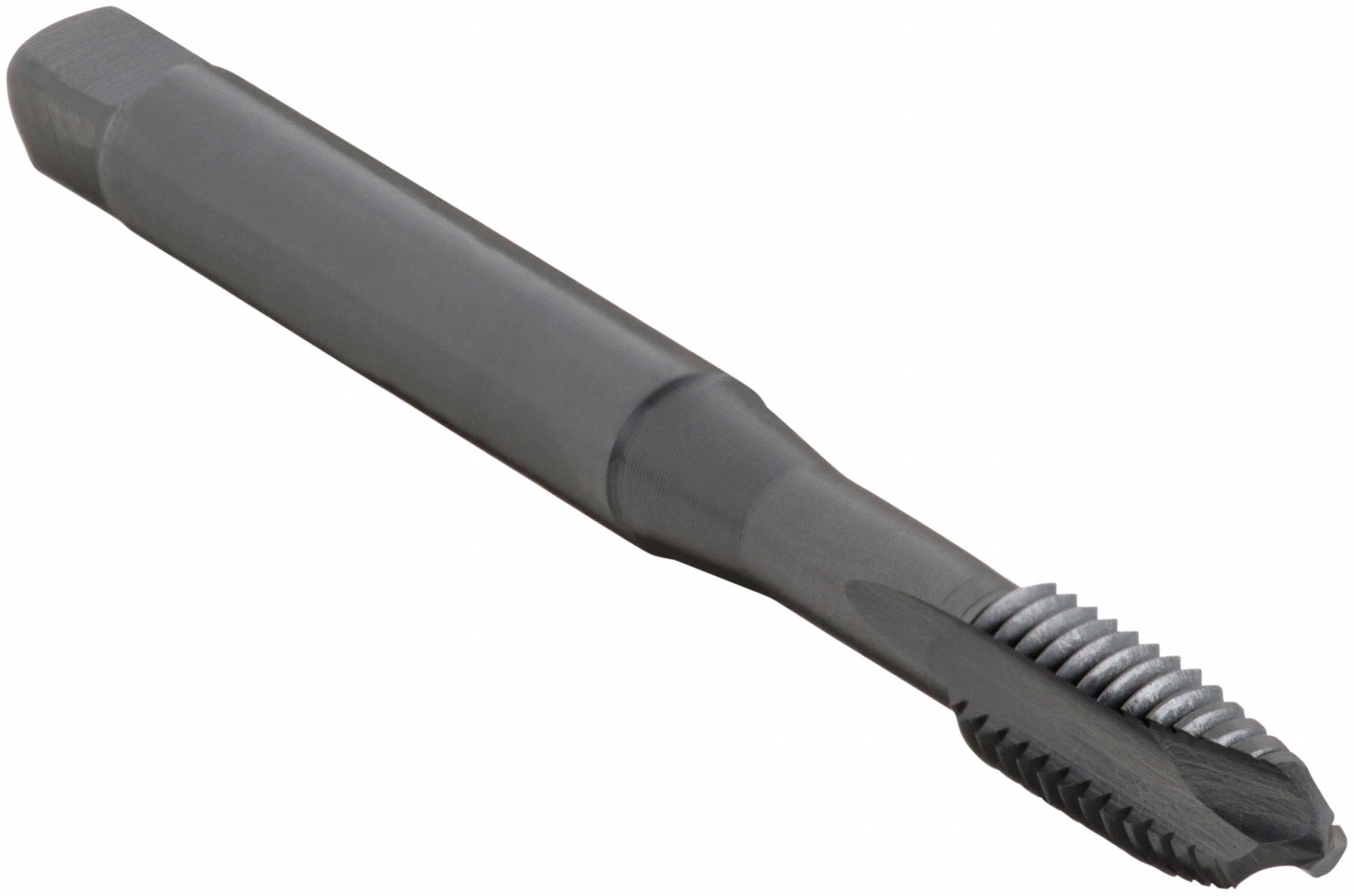 Spiral Point Tap: M6x1 Thread Size, 12.00 mm Thread Lg, 80.00 mm Overall Lg, Plug, HSS-E