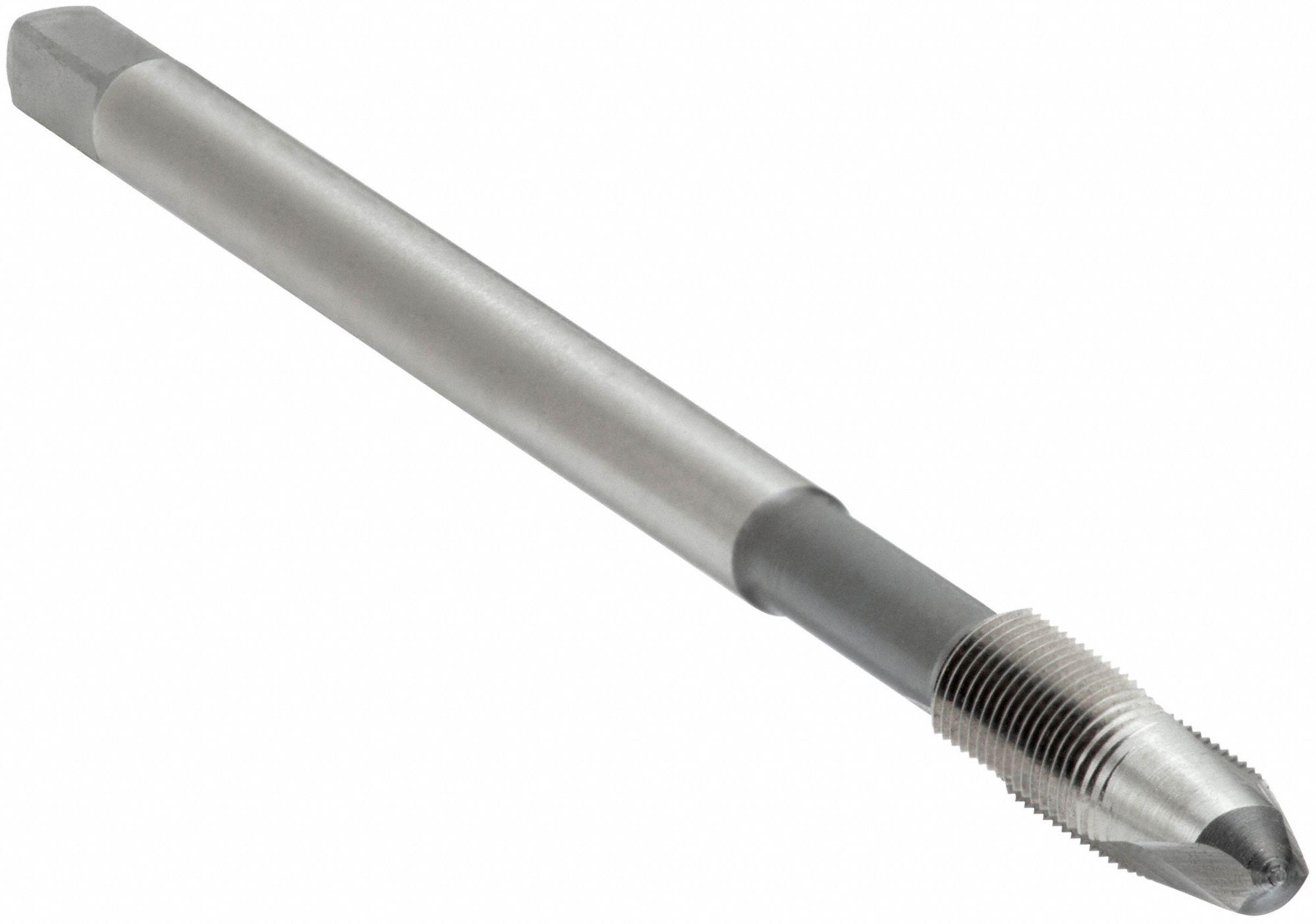 Spiral Point Tap: M6x0.75 Thread Size, 12.00 mm Thread Lg, 80.00 mm Overall Lg, Plug