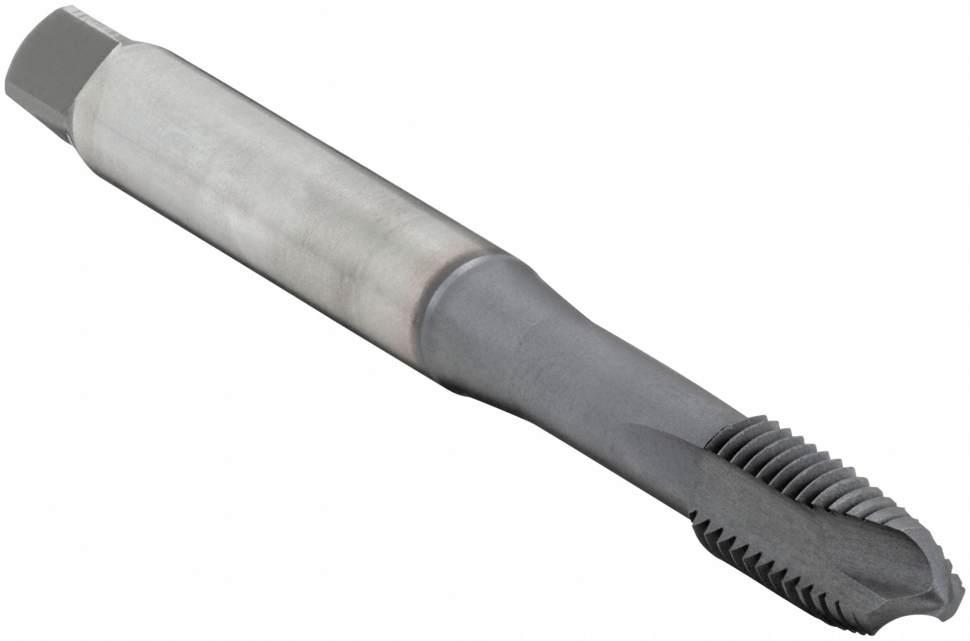 Spiral Point Tap: M8x1.25 Thread Size, 15.00 mm Thread Lg, 90.00 mm Overall Lg, Plug, TiCN