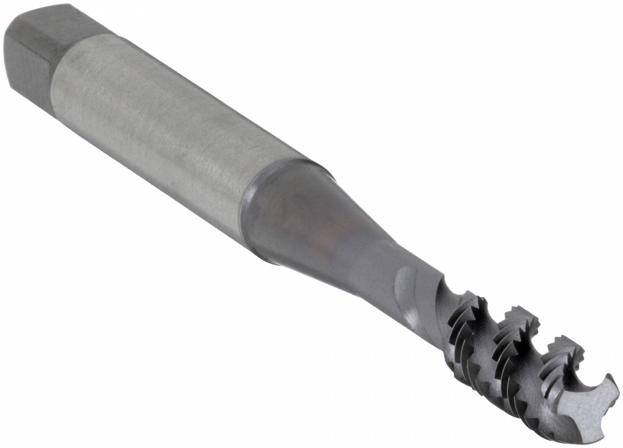 Spiral Flute Tap: M2x0.4 Thread Size, 7.00 mm Thread Lg, 45.00 mm Overall Lg, Right Hand