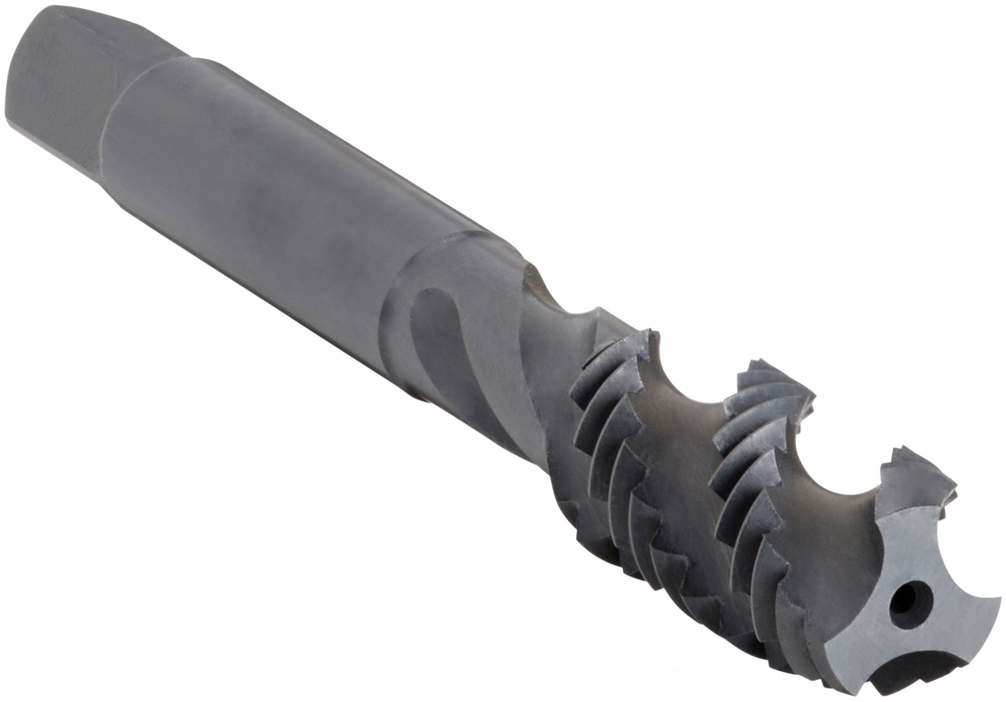 Spiral Flute Tap: 1/2"-13 Thread Size, 15/16 in Thread Lg, 3 3/8 in Overall Lg, Bottoming
