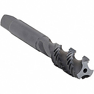 SPIRAL FLUTE TAP, 7/16"-14 THREAD, ⅞ IN THREAD L, 3 5/32 IN LENGTH, BOTTOMING