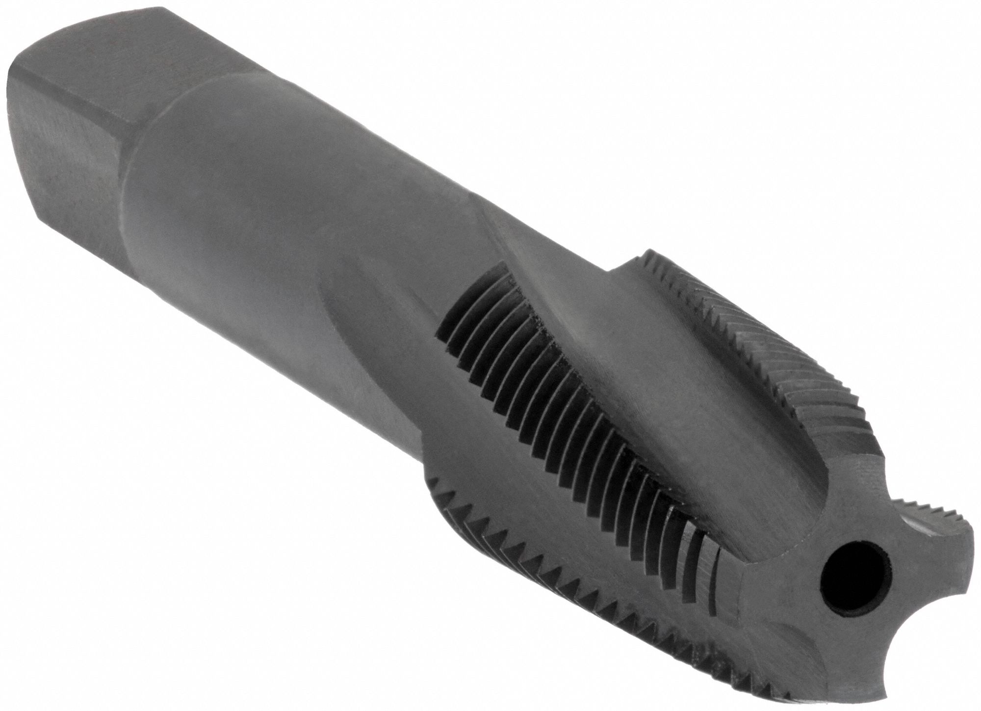 Spiral Flute Tap: 1/8"-27 Thread Size, 3/4 in Thread Lg, 2 1/8 in Overall Lg, Taper