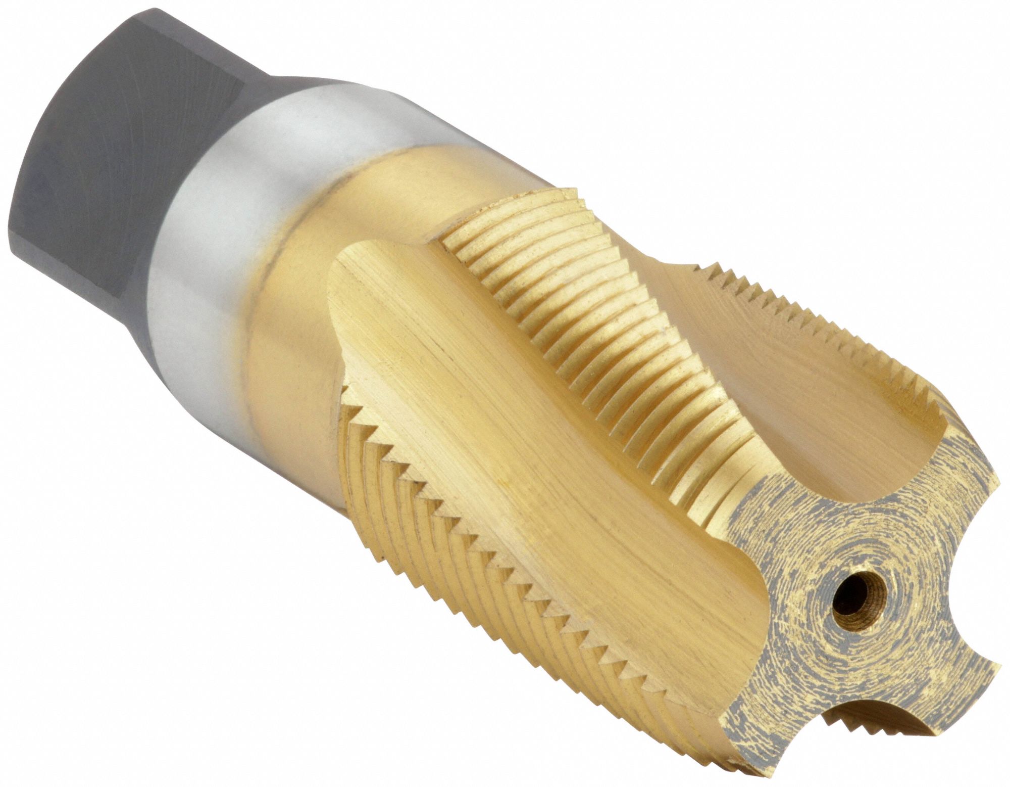 Spiral Flute Tap: 1"-11-1/2 Thread Size, 1 3/4 in Thread Lg, 3 3/4 in Overall Lg, Taper