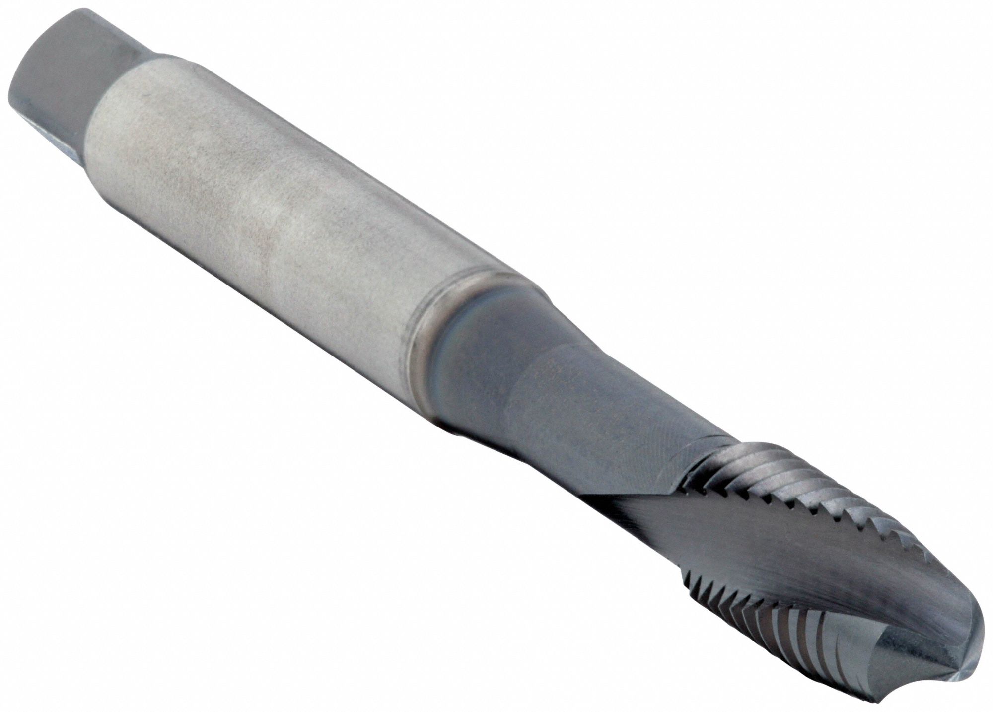 Spiral Flute Tap: 1/2"-20 Thread Size, 7/8 in Thread Lg, 4 5/16 in Overall Lg, Plug