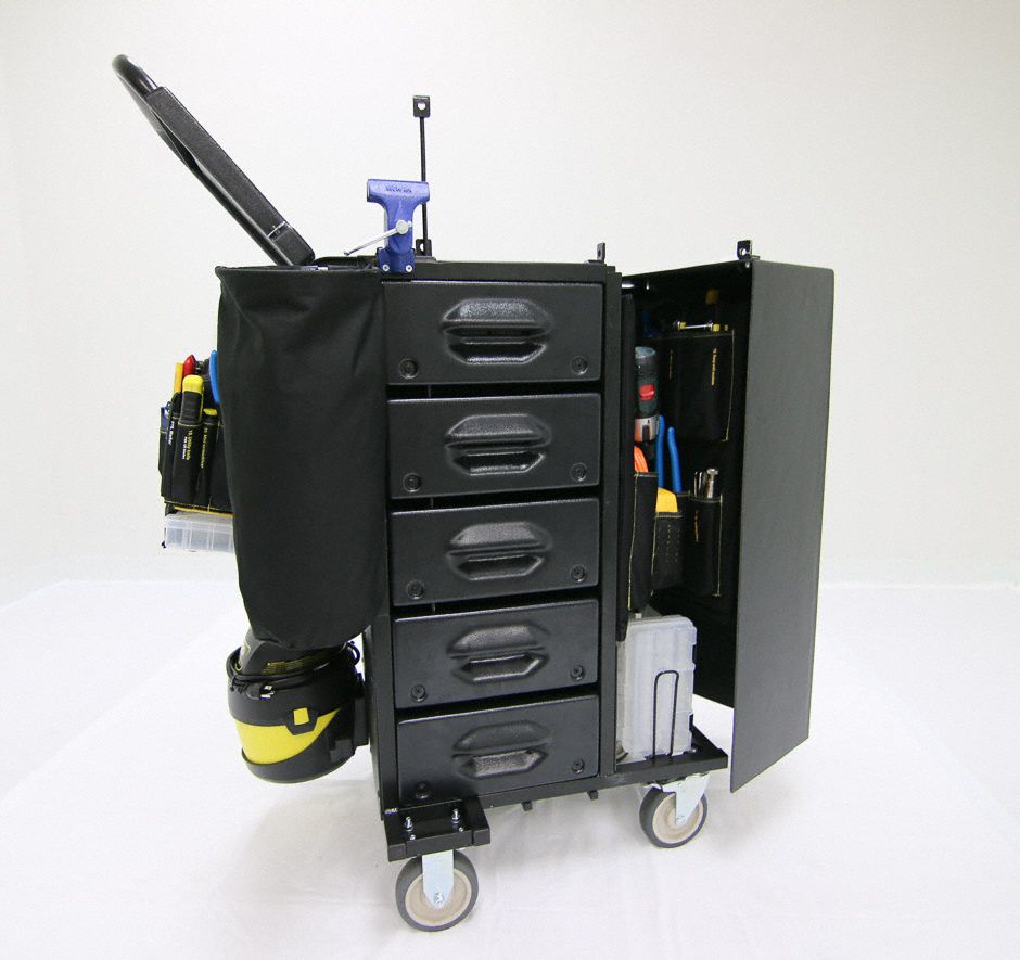 MOBILE SHOP Tool Cart, Complete 121 Pieces, Metric/SAE, Bag 53PC93