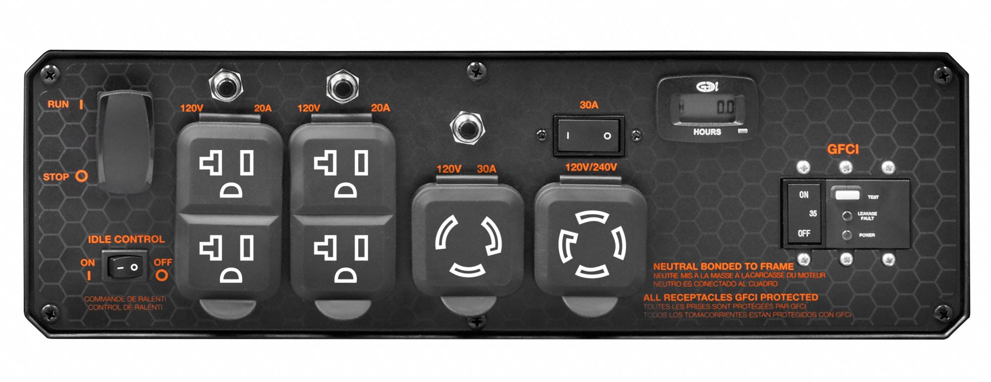 Generac portable generator conventional generator fuel type gasoline