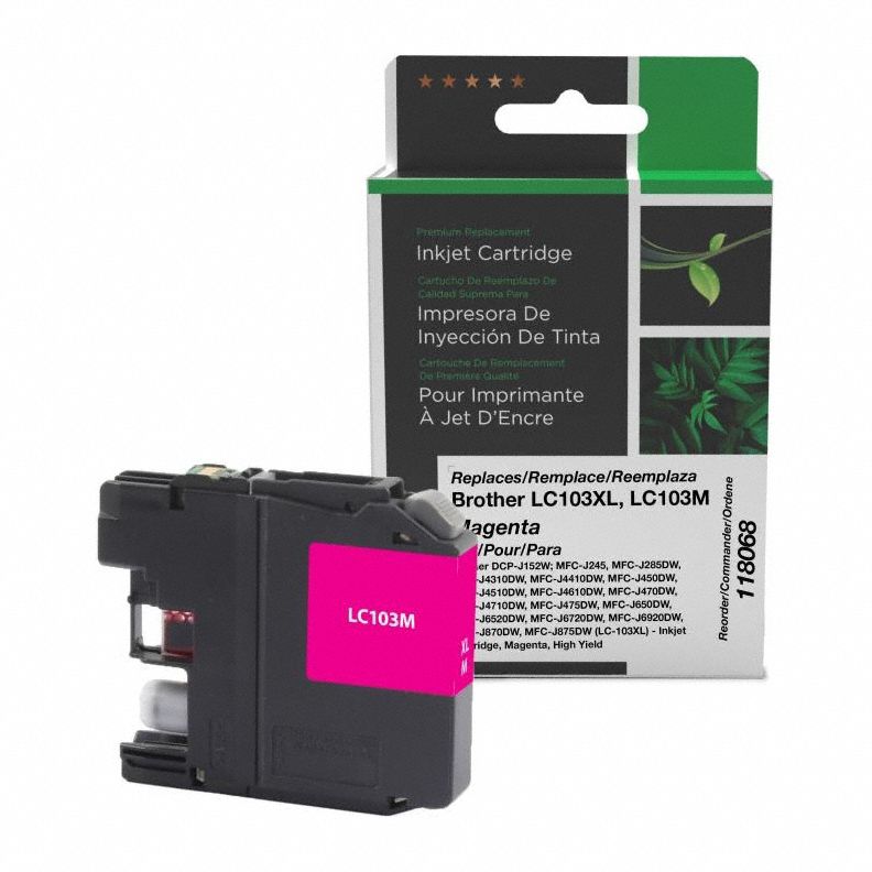 High Yield Ink Cartridge: LC103M/LC103XL, Magenta, Magenta