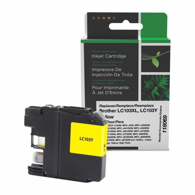 High Yield Ink Cartridge: LC103XL/LC103Y, Yellow, Yellow