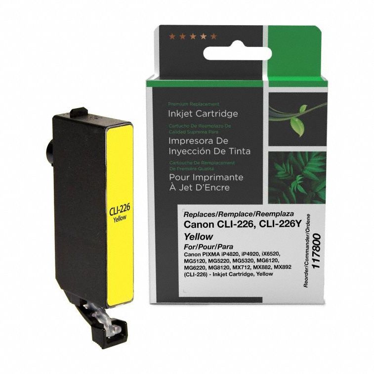 CLOVER, Yellow, 4549B001, Ink Cartridge - 53PD87|CIG-4549B001 - Grainger