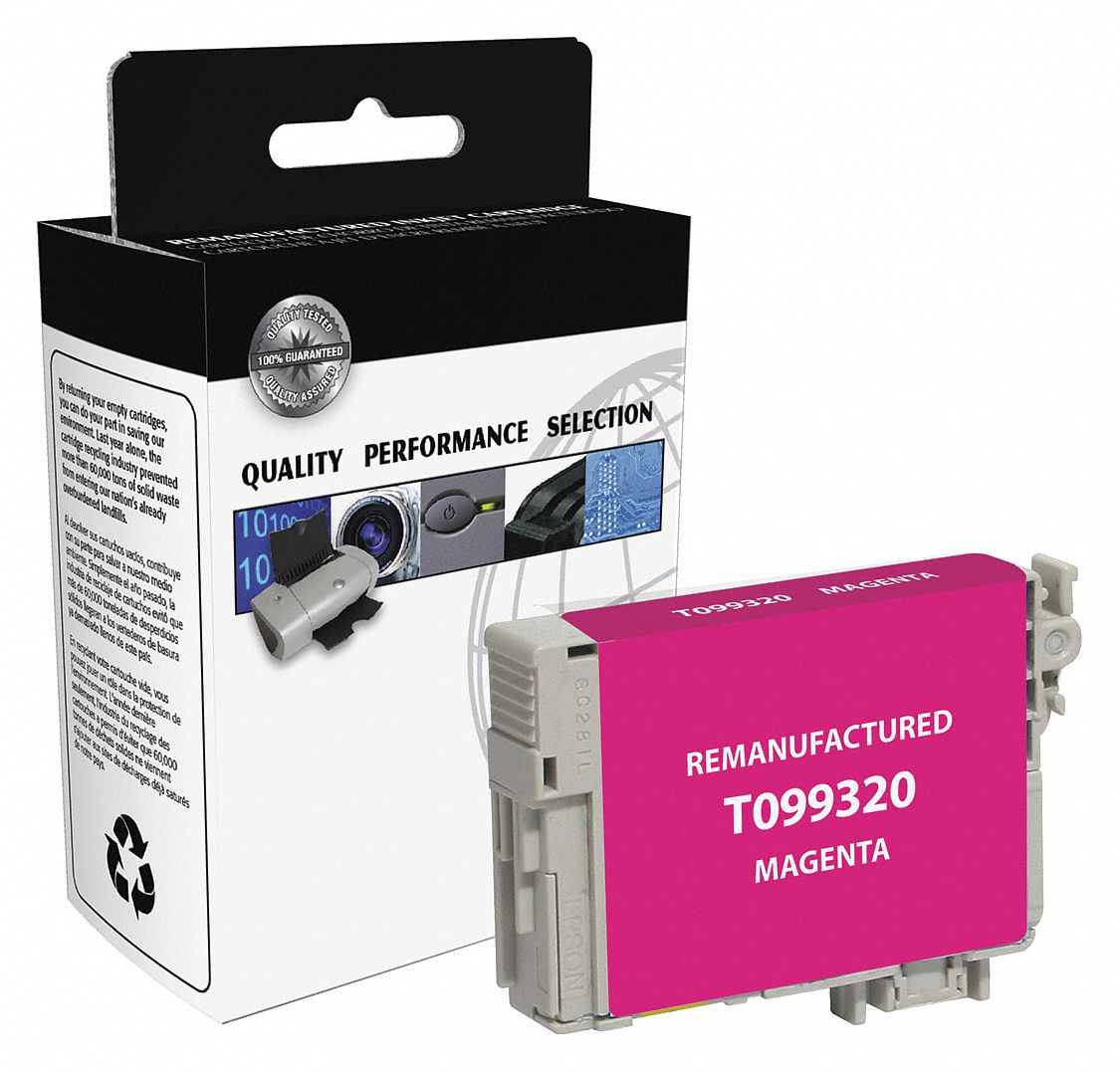 CLOVER Ink Cartridge T099320, Remanufactured, Epson, Artisan, 700/710