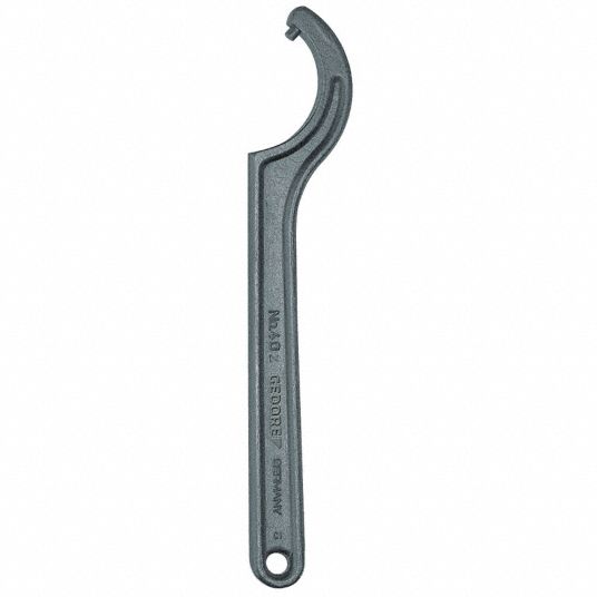 GEDORE Pin Spanner Wrench: 30 to 32mm, 9/64 in Pin Dia, 5 1/4 in Overall  Lg, 7/64 in Pin Lg, Round