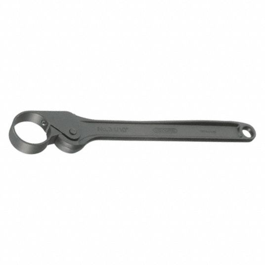 GEDORE, Round, 16 in Overall Lg, Friction Spanner Ratchet - 53PH68