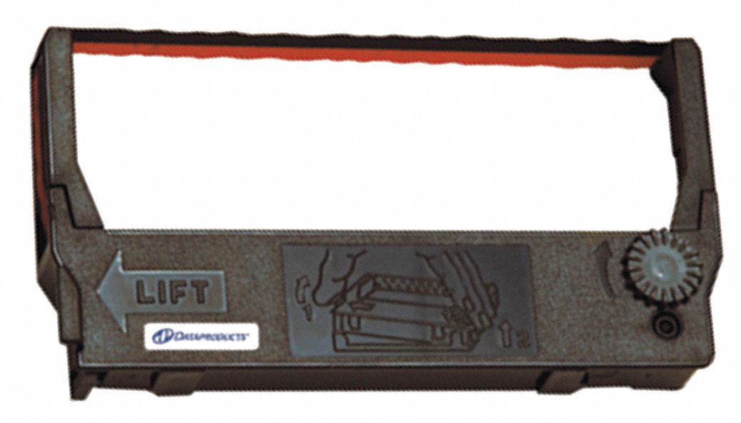 Register Ribbon Cartridge: ERC-23BR, Black/Red, Multicolor