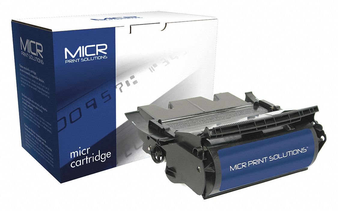 MICR Toner Cartridge: T630/T632/T634, New, Lexmark, T630/T632/T634, Black