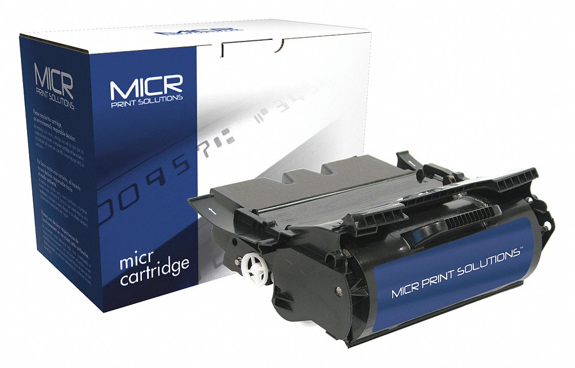 MICR Toner Cartridge: T640/T642/T644, New, Lexmark, T640/T642/T644, Black