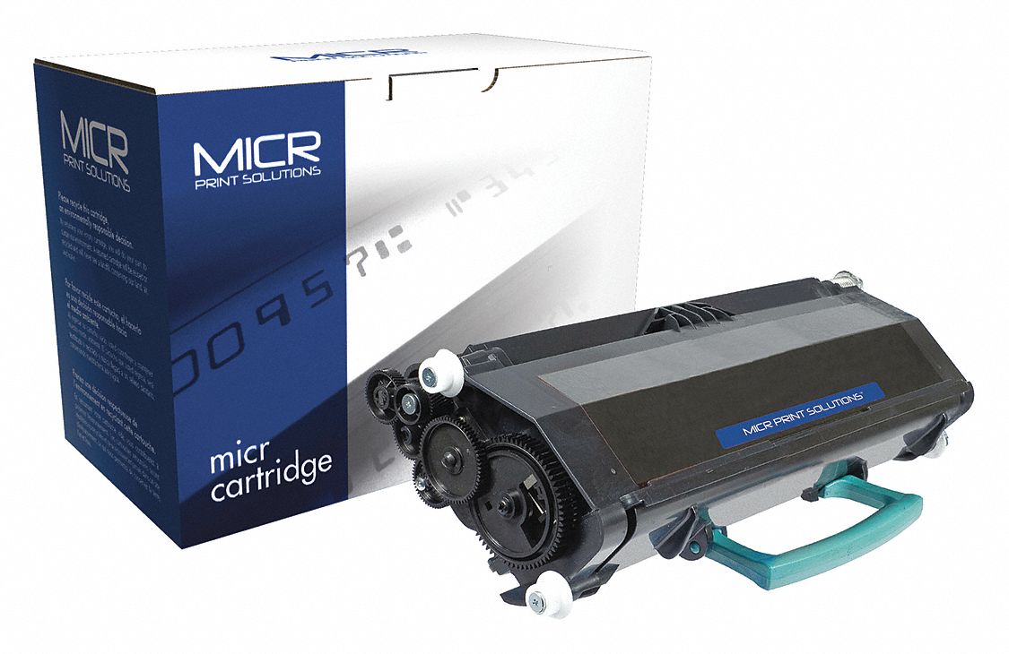 MICR Toner Cartridge: E260, New, Lexmark, E260D/E260DN/E360D/E360DN/E460DN/E460DW/E462DTN, Black