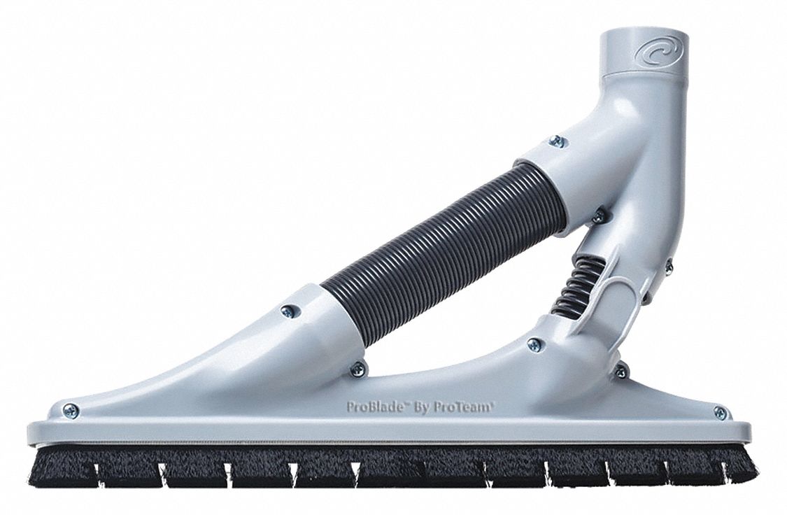 Floor Tool and Nozzle: Plastic, For 1 1/2 in Hose Dia, 14 in Lg, 2 in Wd, 10 in Dp, Std