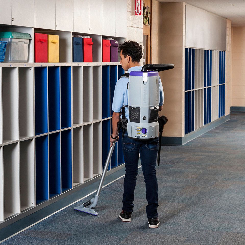 PROTEAM Backpack Vacuum, Cordless, 36V, 11/2 gal. 53PN16107507