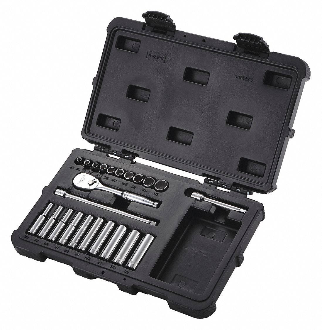 SOCKET SET,SAE,1/4