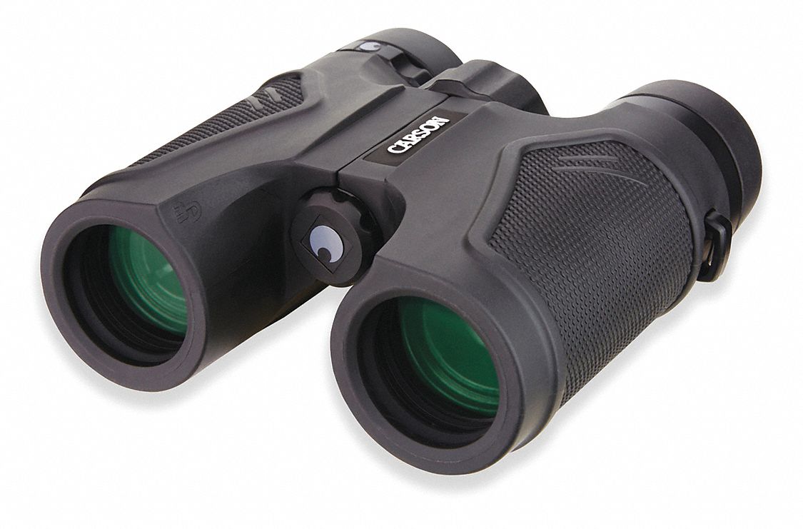 Binocular: Gen/Hunting/Nature, 8X, 392 ft @ 1000 yd, Roof, Fog Proof/Waterproof, Black