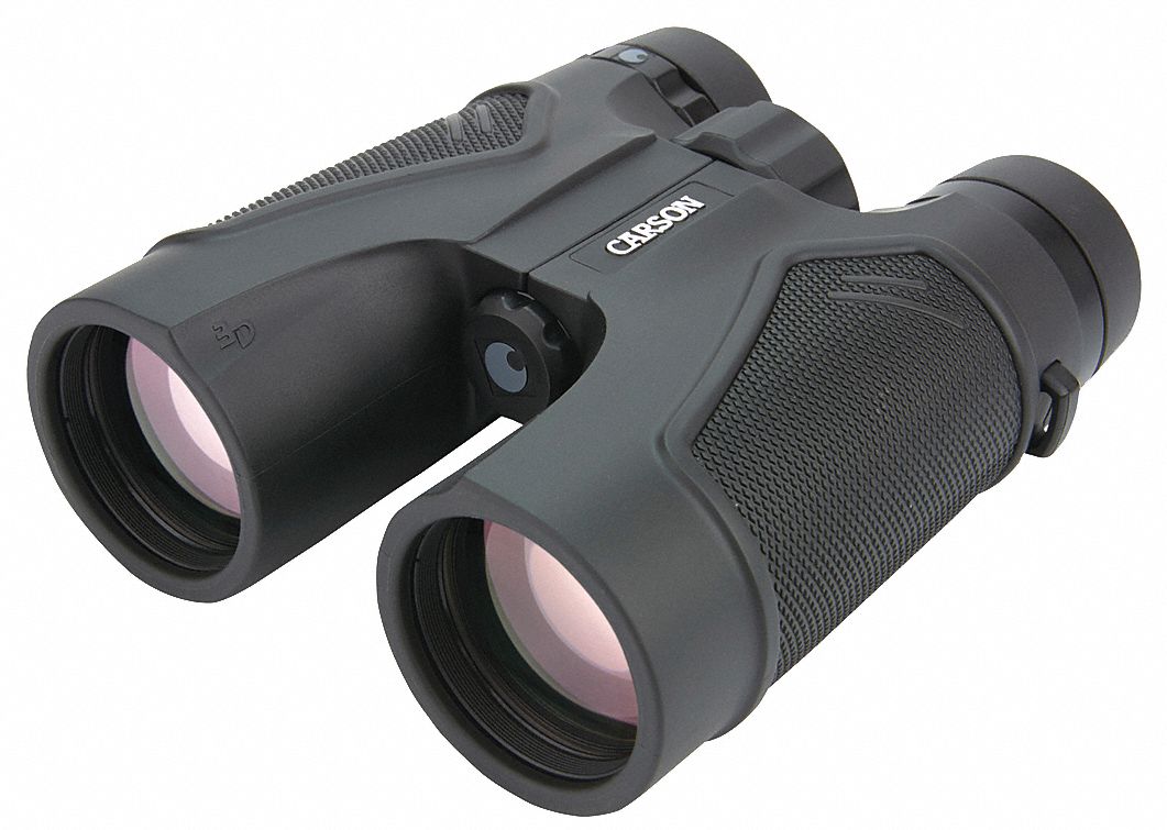 Binocular: Gen/Hunting/Nature, 8X, 341 ft @ 1000 yd, Roof, Fog Proof/Waterproof, Black
