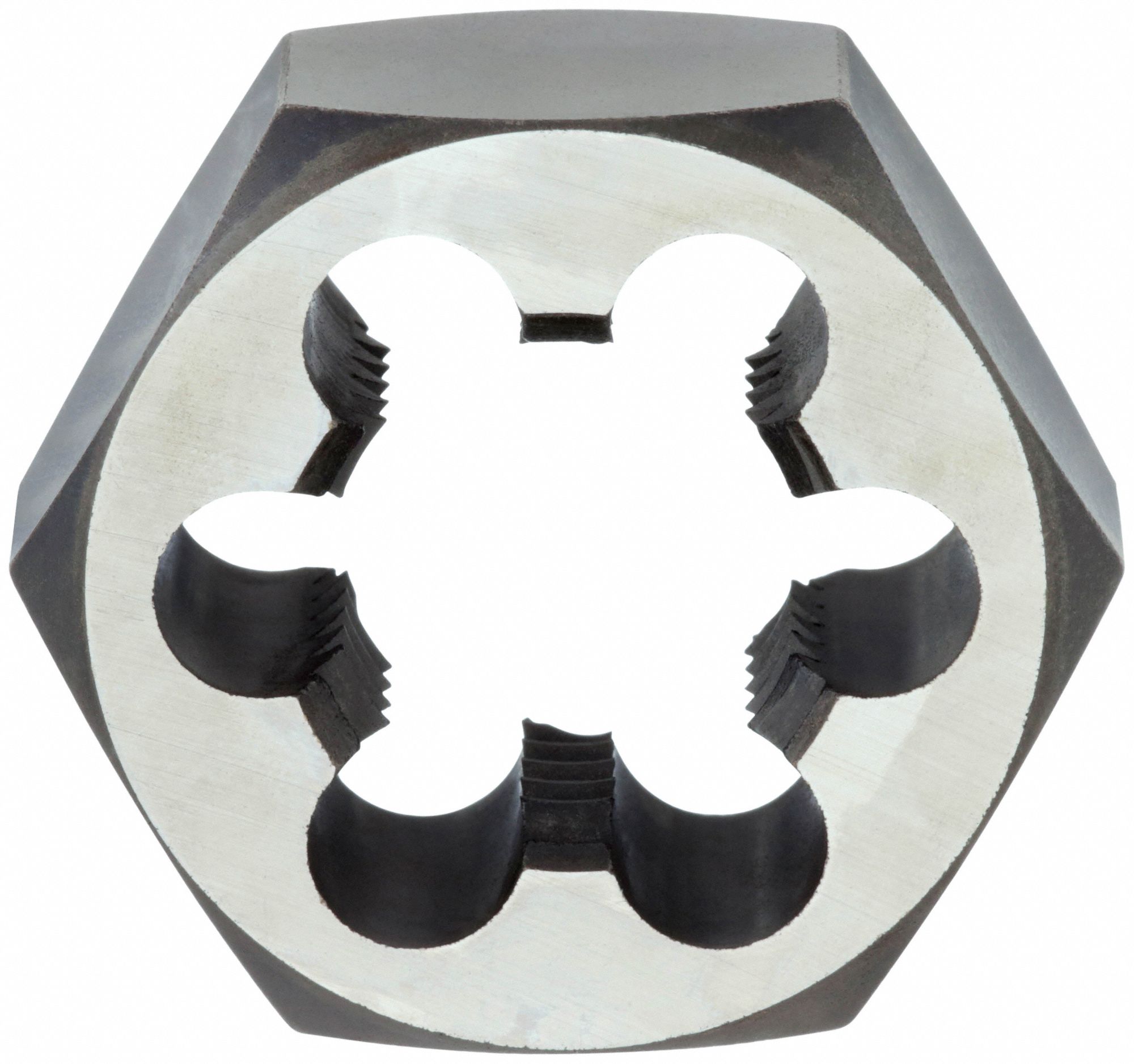 1-1/4-12 UNF Carbon Steel Hex Rethreading Die, Brand New