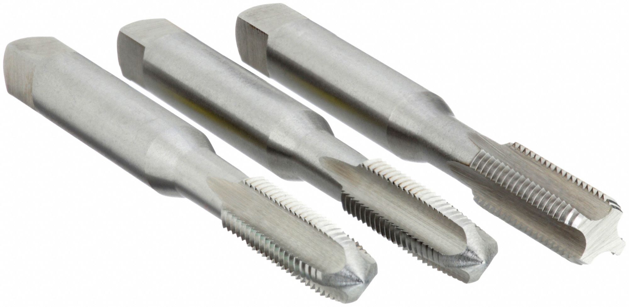 GREENFIELD THREADING, 1/4"28 Tap Thread Size, 5/8 in Thread Lg, Three