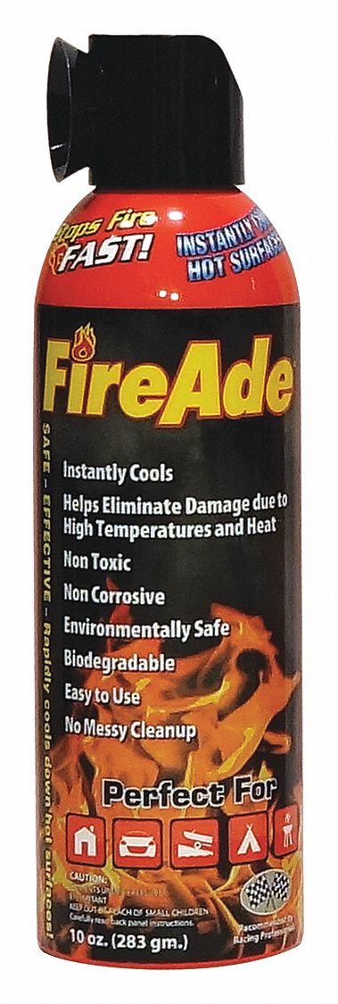Fire Extinguishing Spray (aerosol can), Foam, Fire Fighting Foam, 0.625 lb