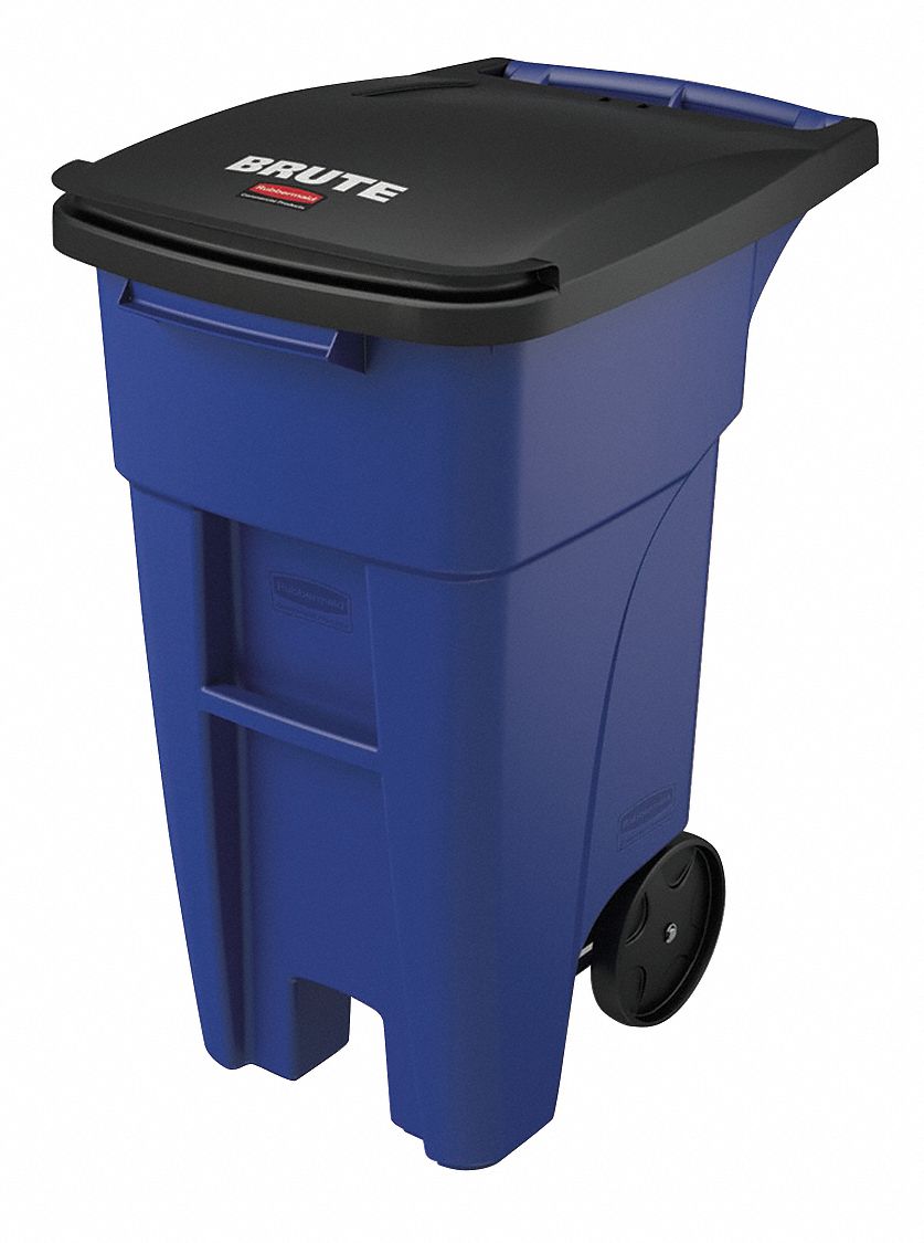 *NEW* Rubbermaid Commercial Products BLUE BRUTE Heavy-Duty Recycling Bin 20-Gal. 