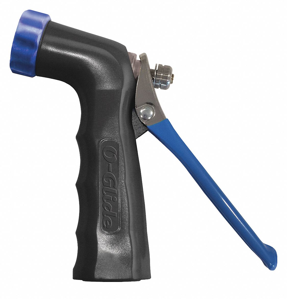 Spray Nozzle: 3/4 in Connection Size, GHT, Stainless Steel, 5 1/2 in Overall Lg, Black