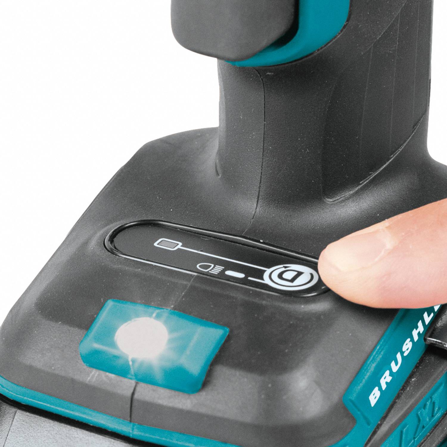 MAKITA Screw Gun Kit, Cordless, 1/4 in Hex Drive Size, 2,500 RPM