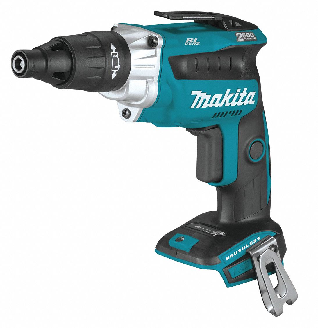 Screwgun: 1/4 in Drive Size, 2, 500 RPM No Load Speed, Brushless, 18 V DC Volt, Pistol Grip