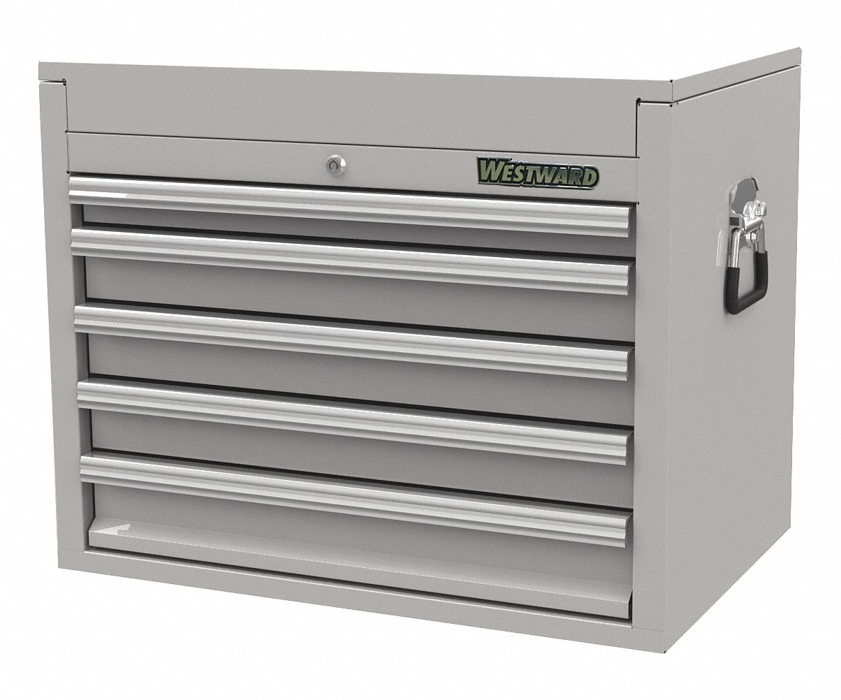 Westward Stainless Steel Top Chest 20 51 64 In H X 26 3 16 In W X 17 9 16 In D Number Of Drawers 5 53rh47 53rh47 Grainger