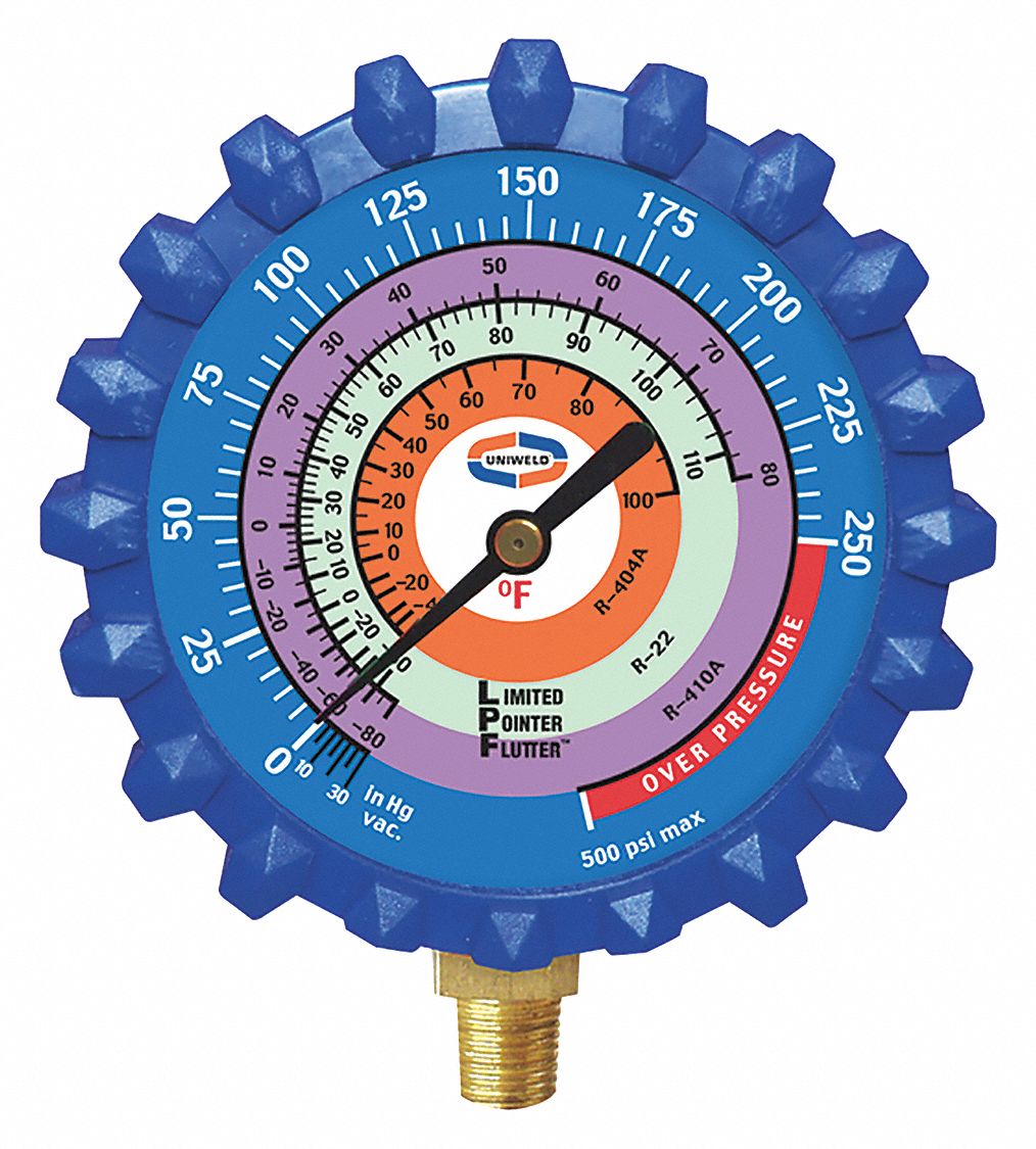 Refrigerant Gauge, 3-1/4"
