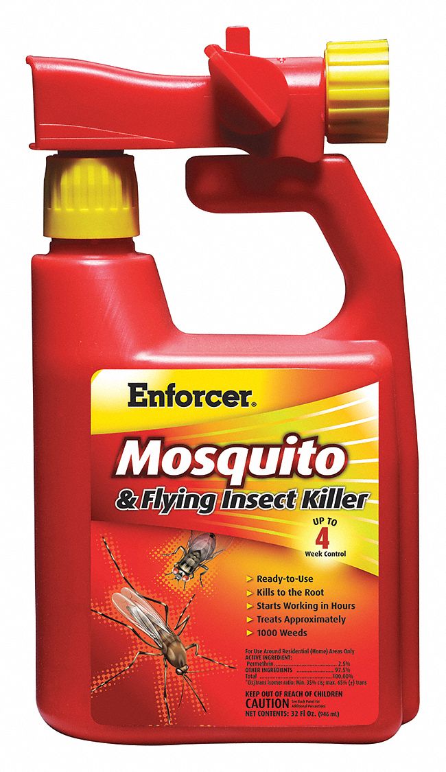 ENFORCER Insect Killer, Liquid Spray, 32 oz, Outdoor Only, DEETFree