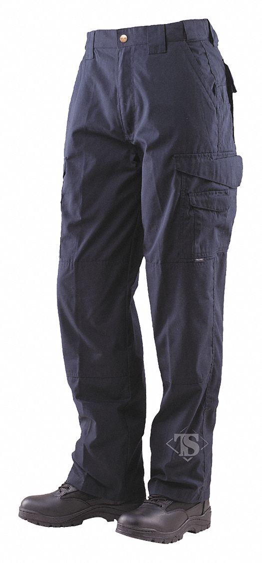 Tactical Pants: Size S, Navy, Fits 27 in to 29 in Waist, 30 in Inseam, Gen