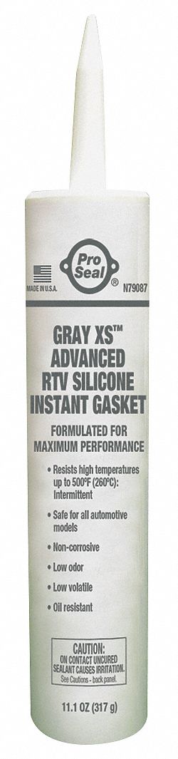 PRO SEAL, 11.1 oz, Gray, Gasket Maker - 53TE44|79087 - Grainger