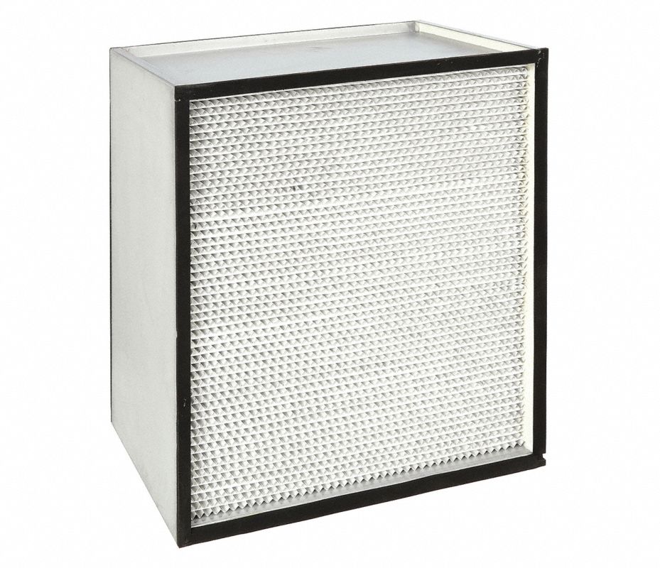 GRAINGER Filtro de Aire HEPA, Caja, 24