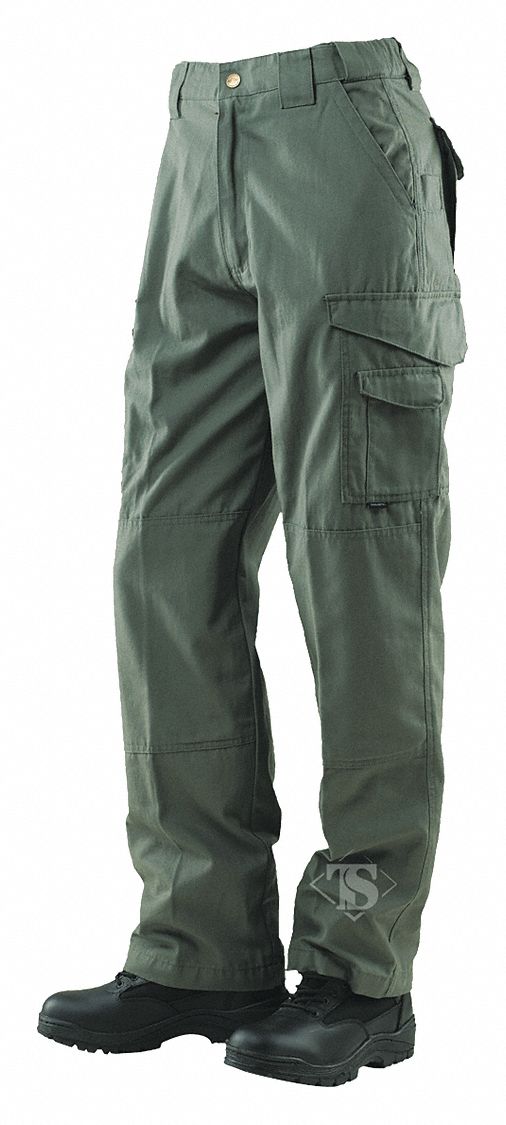 TRUSPEC, 40 in, OD Green, Men's Tactical Pants 53TG281071 Grainger