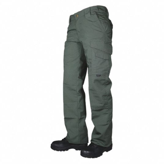 TRU-SPEC Women's Tactical Pants: 10, OD Green, 30 in to 31 in Fits ...