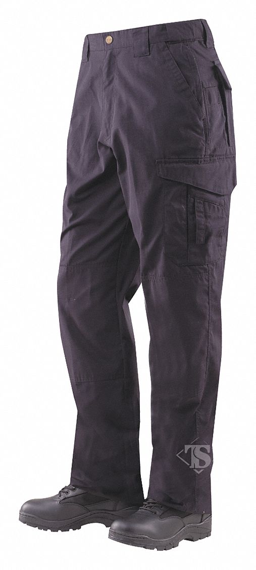 EMS Pants: Size 48 in, Navy, Fits 47 in to 49 in Waist, 37 in Inseam, Gen