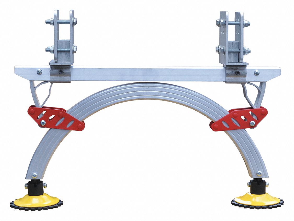 Ladder Leveler: Aluminum, 375 lb Load Capacity, For Use With Extension Ladders