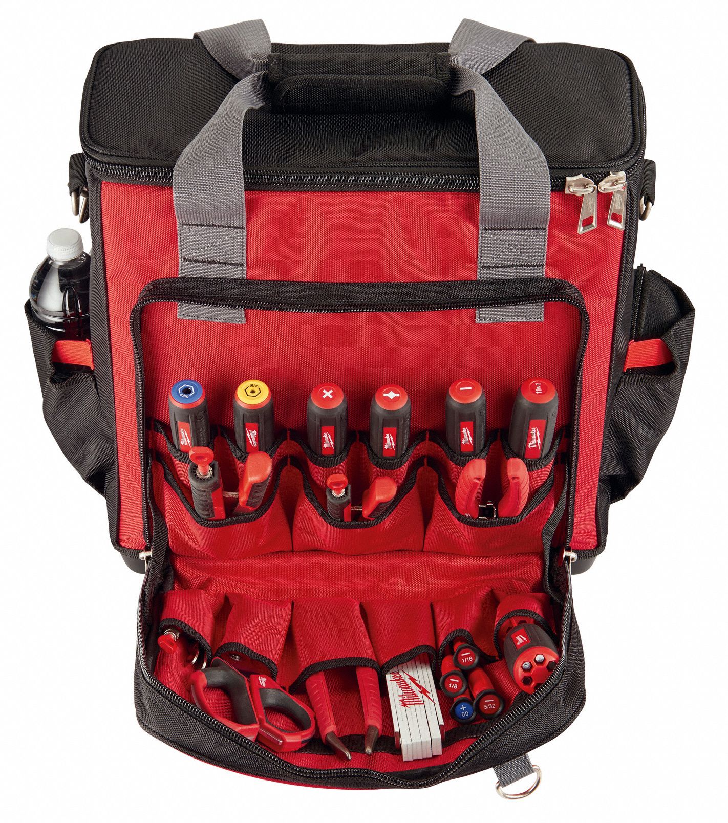 MILWAUKEE Polyester, General Purpose, Tool Bag, Number of Pockets 53