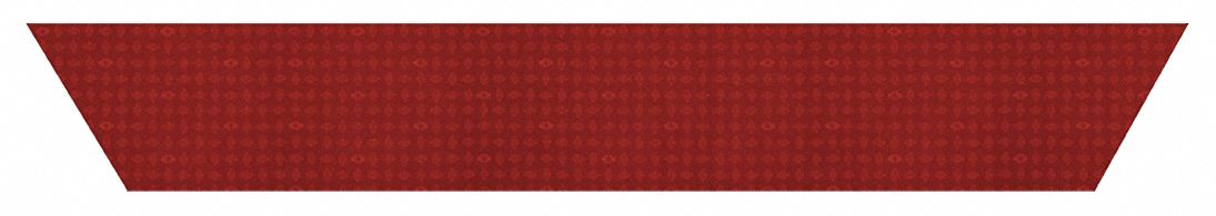 Reflective Tape: Agriculture Vehicles, Red, 1 3/4 in Wd, 14 in Lg, Acrylic