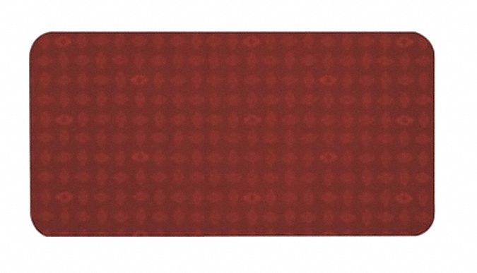 Reflective Tape: Agriculture Vehicles, Red, 2 in Wd, 5 in Lg, Acrylic