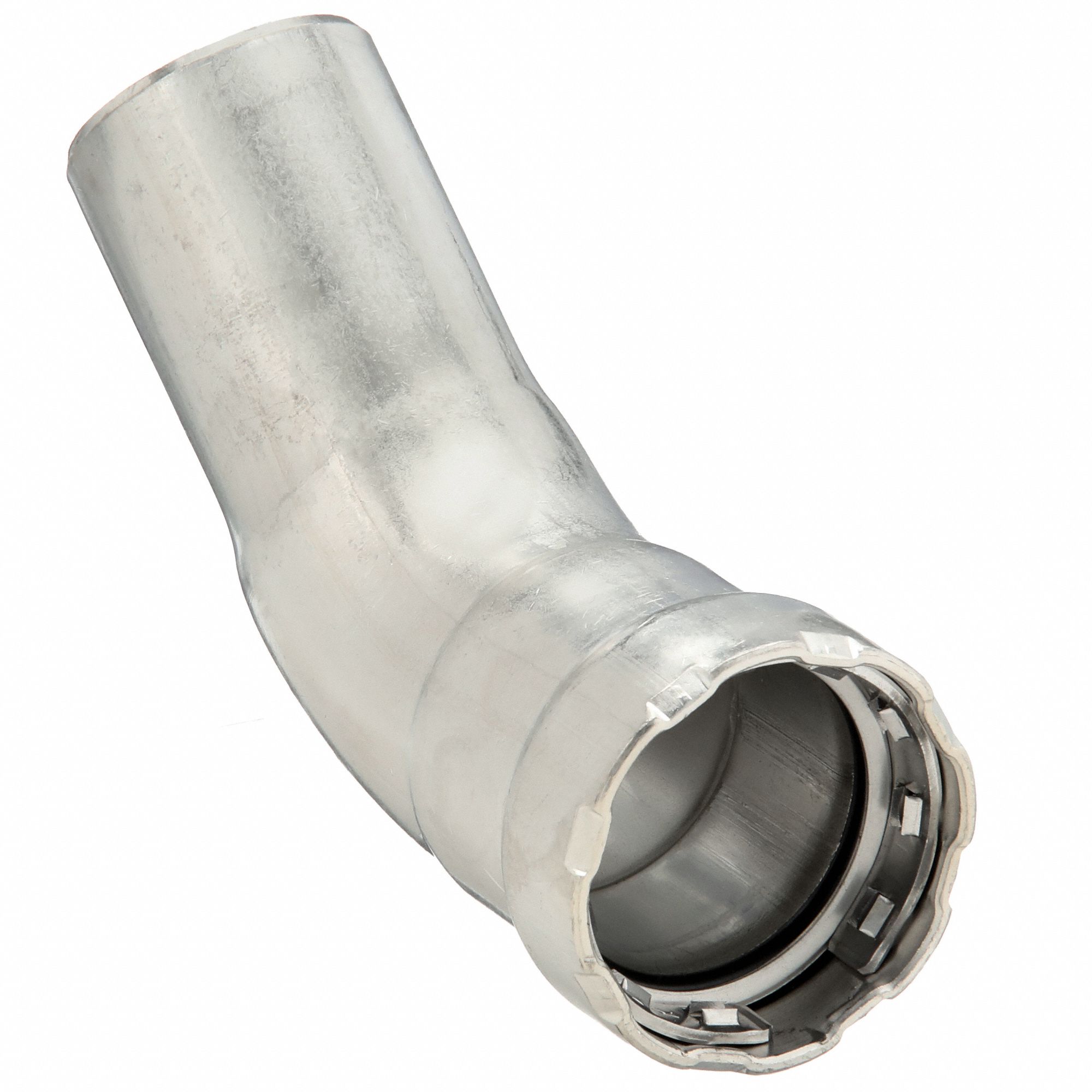 Crimp Elbow Fitting: 1 1/2 in Pipe x 1 1/2 in CTS x 1 1/2 in Pipe Size, Press-fit