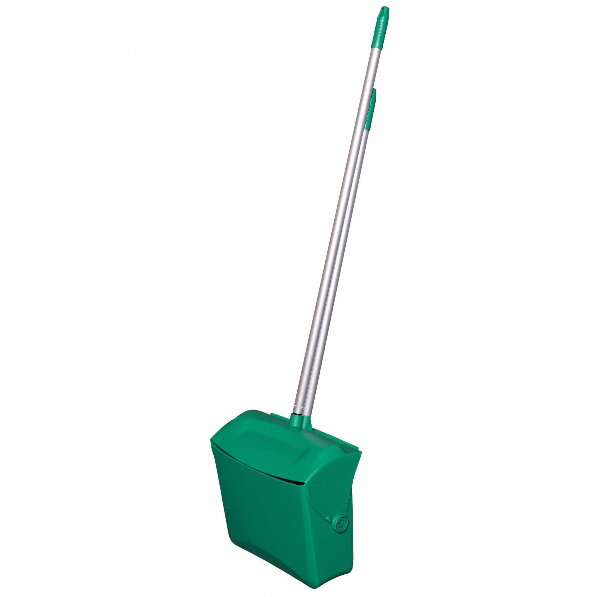 REMCO Lobby Broom and Dust Pan 37 in Broom Handle Lg, Polyester, Green