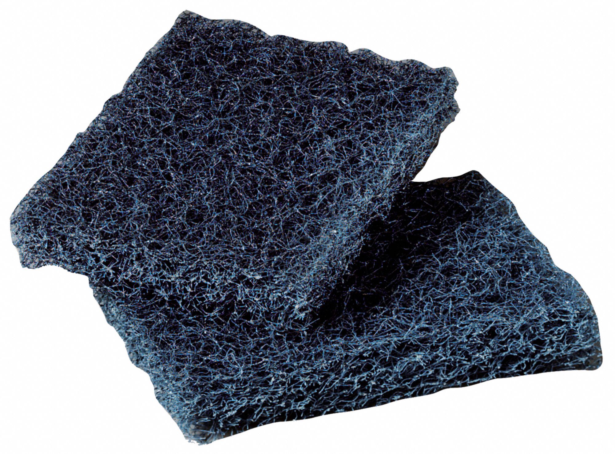 SCOTCHBRITE 5 in x 3 1/2 in Fiber, Mineral, Resin Scouring Pad, Blue